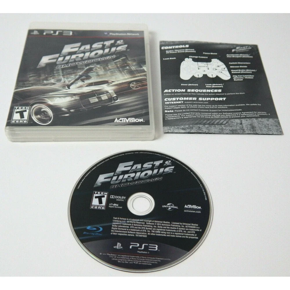 FAST & FURIOUS SHOWDOWN - PLAYSTATION 3 -‎ COMPLETE!